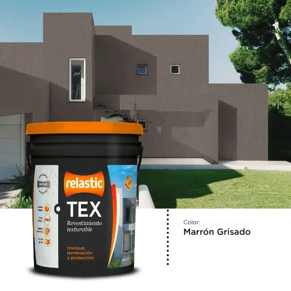[TEXM] Revestimiento Texturado TEX (Marrón Grisado)