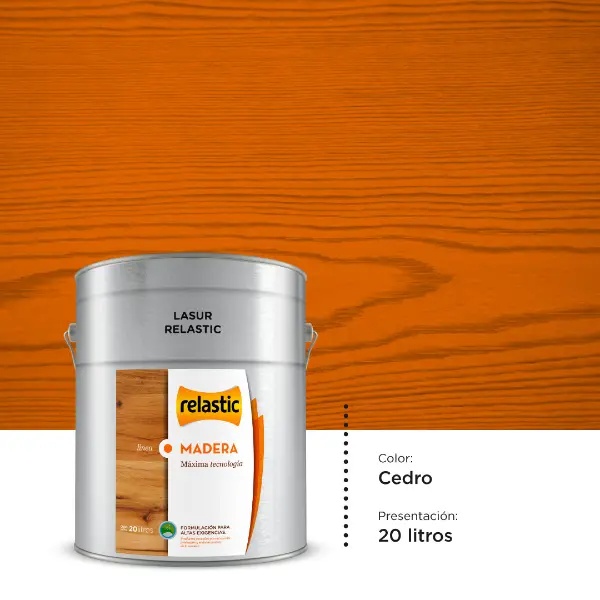 [LC20] Lasur Protector para Madera (Cedro, 20 Litros)
