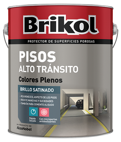 Brikol Pisos Alto Transito (Amarillo, 4 Litros)